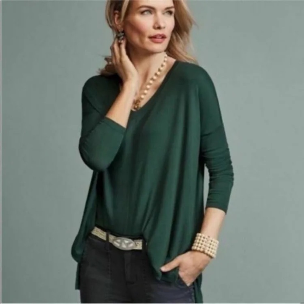 CAbi Chill Tee — Hunter Green